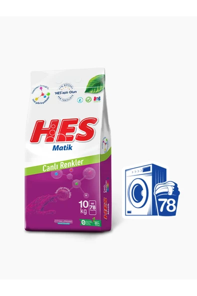 Hes Matik Canlı Renkler 10 Kg - 3