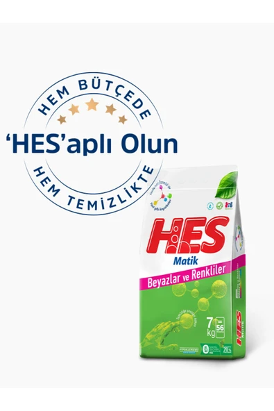 Hes Matik Beyazlar ve Renkliler 7 kg - 6