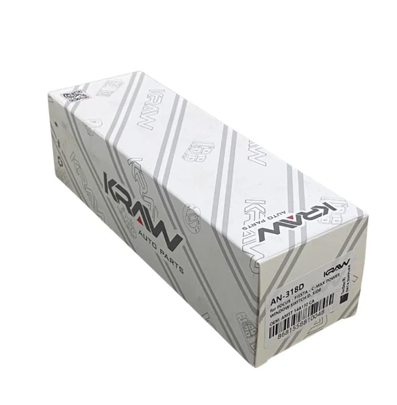 KRAW AN-318D Cam Anahtarı Sol Ön Dörtlü -3 PIN- Krom- Katlanır Focus- C- Max 08-13 - 3