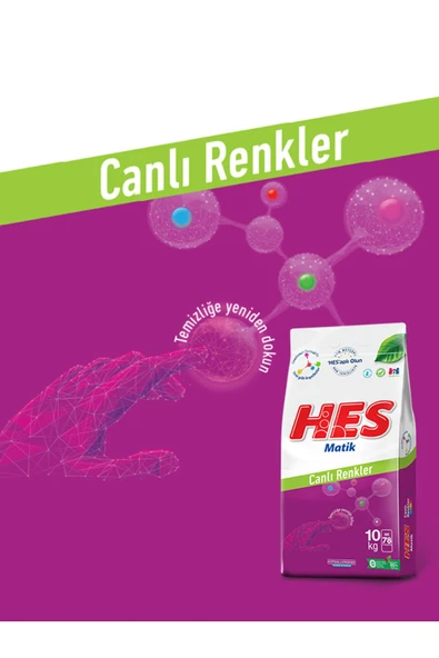 Hes Matik Canlı Renkler 10 Kg - 4