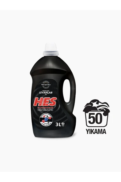 Hes Sıvı Çamaşır Deterjanı Siyahlar 3 Lt - 5