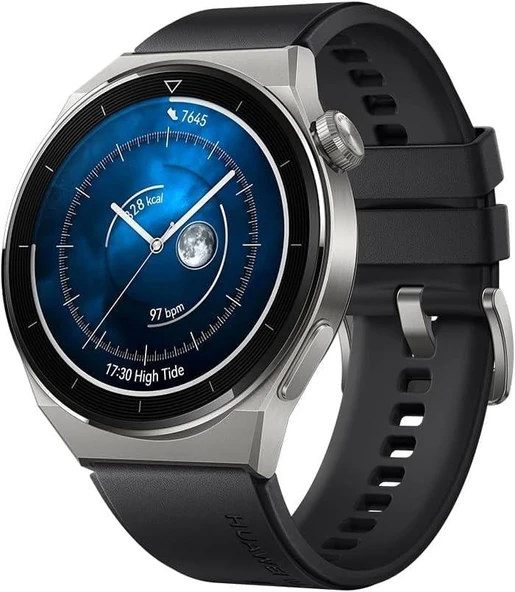 Huawei Watch GT 3 Pro 46mm Titanyum Kasa ve Siyah Kauçuk Kayış Akıllı Saat - 2