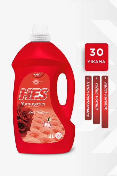 Hes Yumuşatıcı Gül Tutkusu 3 lt - 2