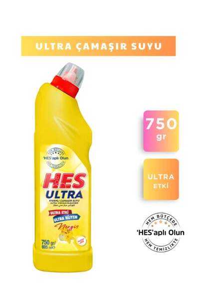Hes Ultra Çamaşır Suyu 4*750gr - 2