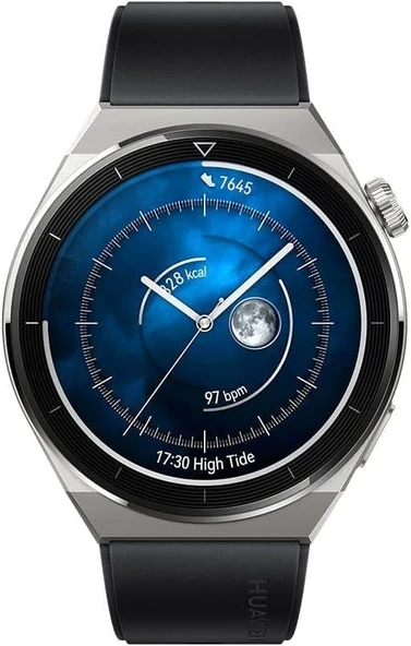 Huawei Watch GT 3 Pro 46mm Titanyum Kasa ve Siyah Kauçuk Kayış Akıllı Saat - 6