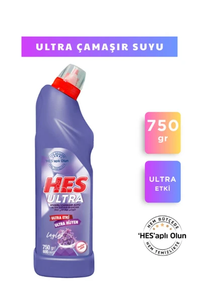 Hes Ultra Çamaşır Suyu 4*750gr - 3