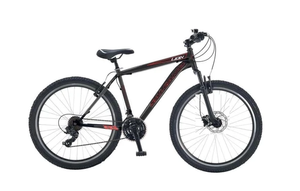 Salcano Lion 26 HD Fren 21 Vites 26 Jant Dağ Bisikleti Siyah Kırmızı 15 Kadro ürün görseli