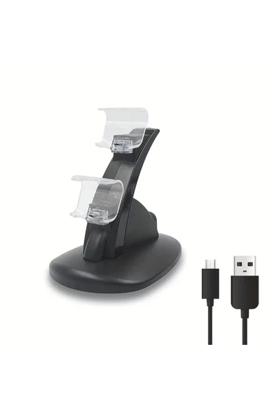 Hepu TP4-0408B PS4 DualShock Kablosuz Oyun Kolu Şarj Standı - 4