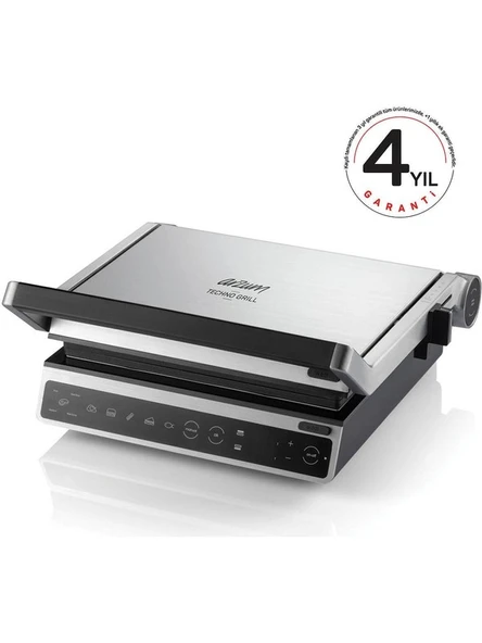 ARZUM AR2059 Techno Grill Dijital Izgara ve Tost Makinesi - Paslanmaz Çelik - 5