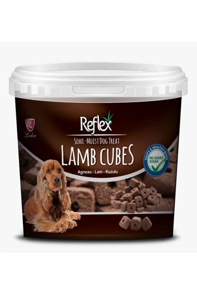 Reflex Plus Köpek Ödülü Kuzu Etli Küp 500 gr ürün görseli