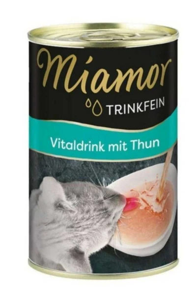 Miamor Vitaldrink Ton Balıklı Kedi Çorbası 135ml ürün görseli