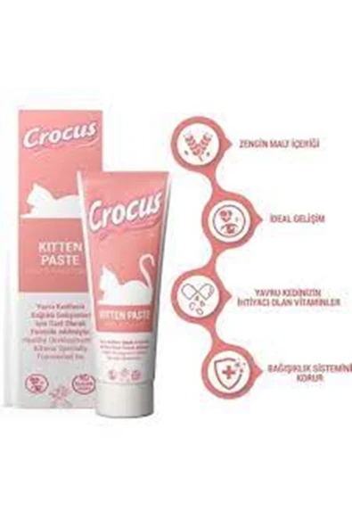 Crocus Kitten Yavru Kedi Malt Macunu 100 gr ürün görseli