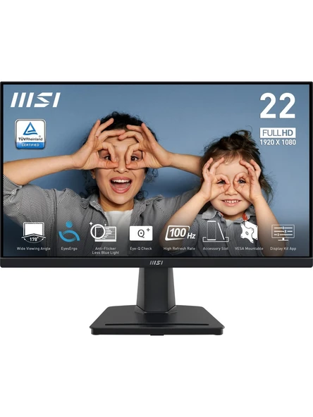 MSI PRO MP225V 21.5" 1 ms Full HD 100 Hz Monitör