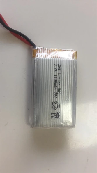 3,7 V Lİ-PO 1100 MAH. (25C) PİL - 1