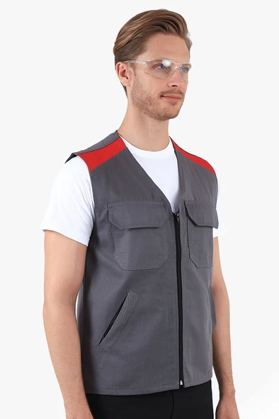 V Yakalı Yelek - Resim 8