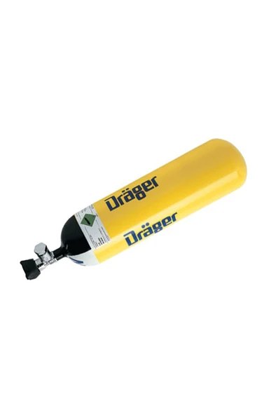 Draeger 6 Lt. 300 Bar Çelik Silindir - 1
