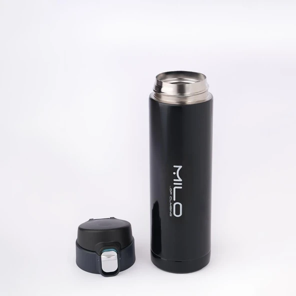 Milo Glo 500 ML Çelik Termos Siyah - Resim 2