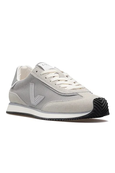 Lufian Gaban Erkek Deri Sneaker Ayakkabı Gri - Resim 3