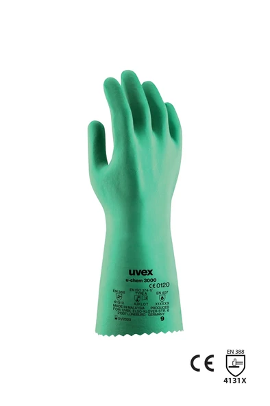Uvex U-Chem 3000 Kimyasallara Karşı Koruyucu Eldiven - 1