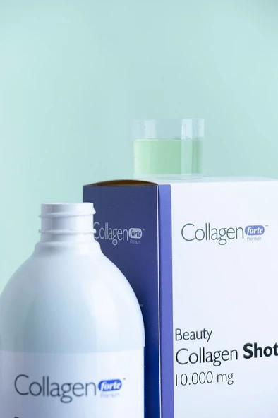 Collagen Forte Platinum Collagen Shot 500ml, 5 Tip Sıvı Kolajen, Biotin, Vitamin B12, C Vitamini, Bakır, Retinol & Çinko - Resim 2