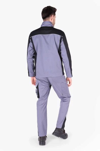 Reflektör Detaylı Çift Renkli Mont - Pantolon Takım - Resim 2