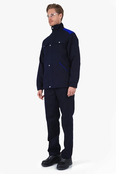 Kapitoneli Kaban Pantolon İş Takımı - Resim 4