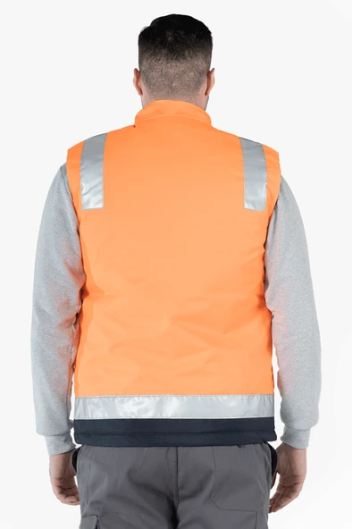 Reflektörlü Anorak Oxford Yelek - 7