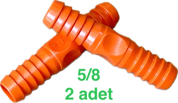 Hortum eki 2 adet plastik 5/8 hortum ekleme Su Hortumu Tamir Birleştirme ürün görseli