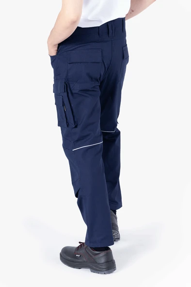 Diz Takviyeli Panama Pantolon - Resim 3