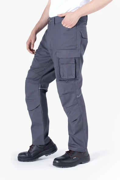 Diz Takviyeli Panama Pantolon - Resim 11