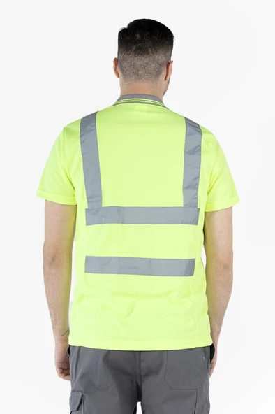 Polo Yaka Dry Touch Hi-Vis T-Shirt - 5
