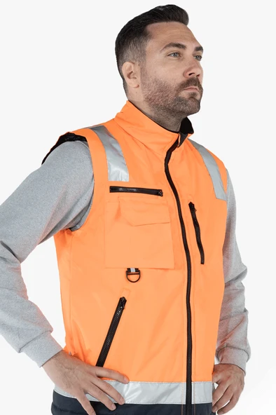 Reflektörlü Anorak Oxford Yelek - 10