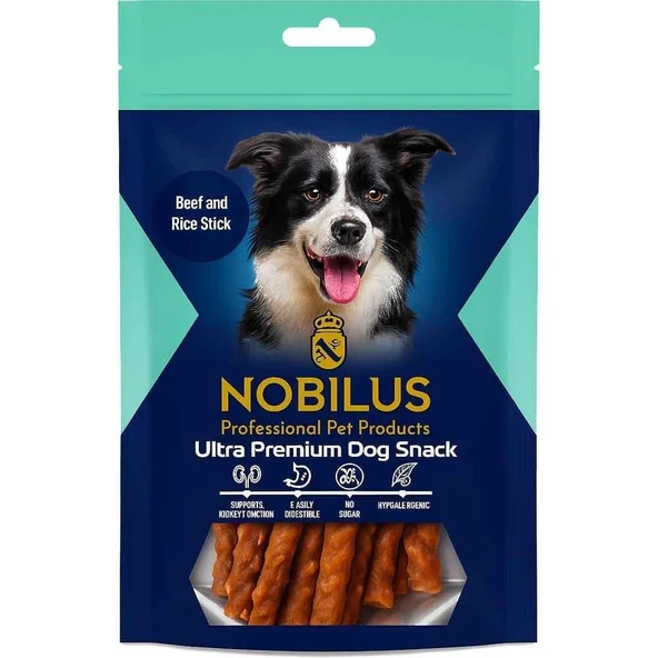 Nobilus Köpek Ödül Maması Biftekli Çubuklar 80 Gr ürün görseli 1