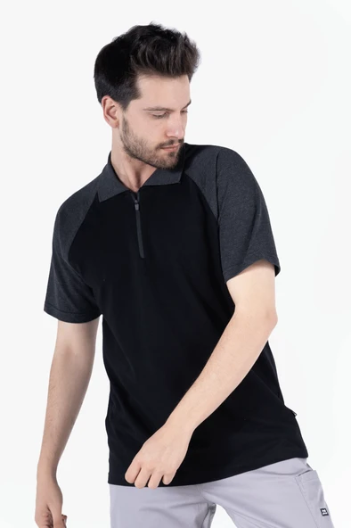 Polo Yaka Fermuarlı T-Shirt - 10