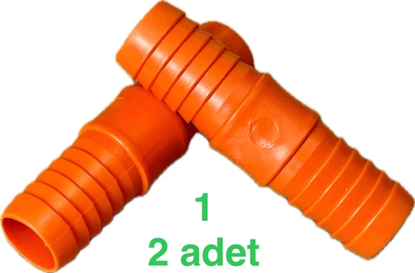 Hortum eki 2 adet plastik ''1'' hortum ekleme Su Hortumu Tamir Birleştirme ürün görseli