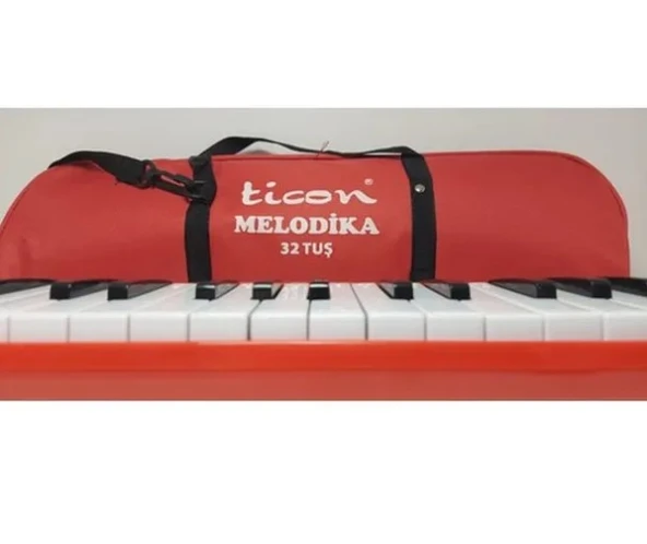 32 K Melodika Yumuşak Çantalı Kırmızı - 5