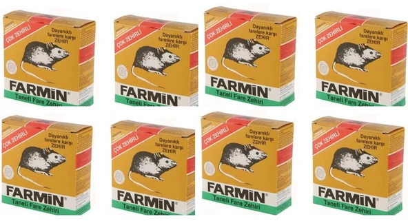 Fare Ve Sıçan Zehiri Buğday 250 gr X 8 Adet (Haşere İlacı) ürün görseli