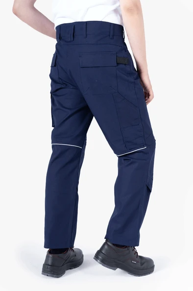 Diz Takviyeli Panama Pantolon - Resim 4