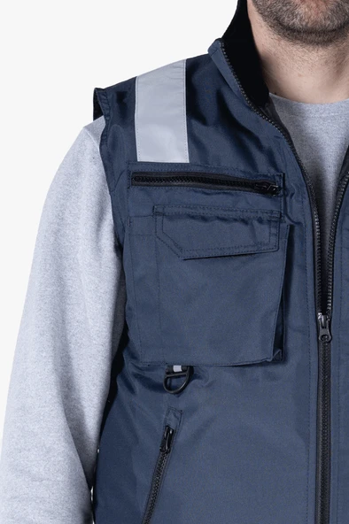 Reflektörlü Anorak Oxford Yelek - 3