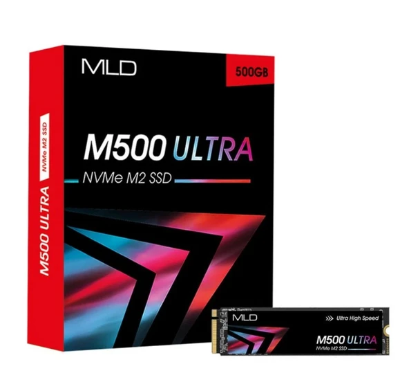 MLD M500 ULTRA 500GB NVME 2280 Gen4x4 SSD R:7000/ W: 4700 MB - 2