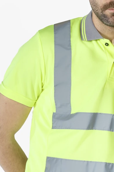 Polo Yaka Dry Touch Hi-Vis T-Shirt - 6