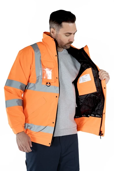 Hi-Vis İş Montu - Resim 7