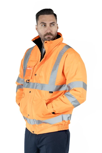 Hi-Vis İş Montu - Resim 8
