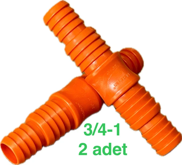 Hortum eki 2 adet plastik 3/4-''1'' hortum ekleme Su Hortumu Tamir Birleştirme ürün görseli