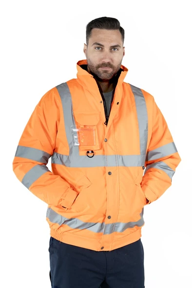 Hi-Vis İş Montu - Resim 10