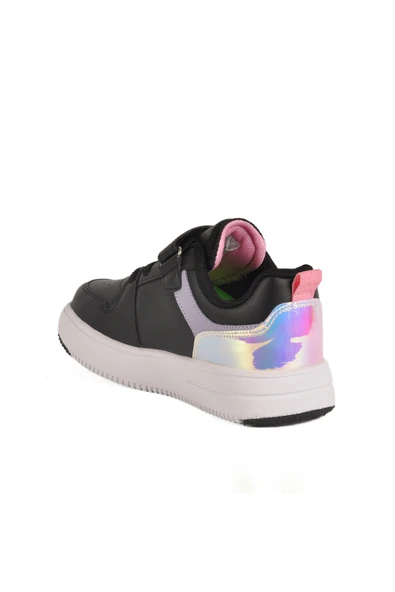 Pepino Siyah Lila Cırtlı Hafif Kız Çocuk Spor Ayakkabı 1603 F - 4