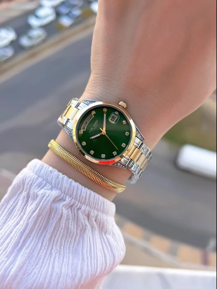 Tom Jones Çelik Kordon Kararma Renk Atma Yapmaz 3 Atm Suya Dayanıklı Kadın Kol Saati BTJ.YN.10042.5 - 2