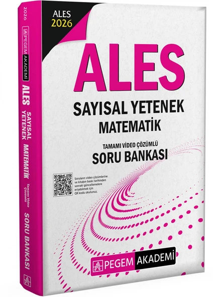 Pegem 2026 ALES Matematik Sayısal Yetenek Tamamı Video Çözümlü Soru Bankası - 1