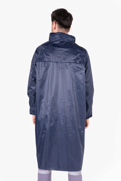 İmperteks Yağmurluk Pardesü Lacivert - Resim 6
