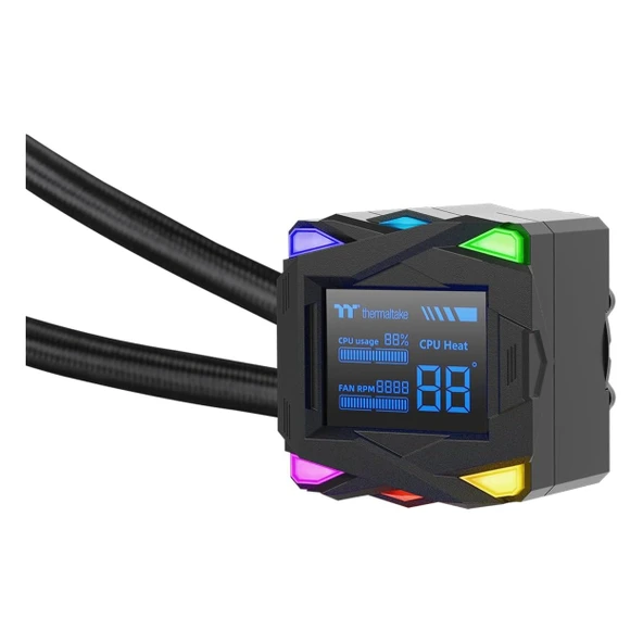 Thermaltake LA240-S ARGB 240mm AM5/1851P Siyah İşlemci Sıvı Soğutucu - Resim 3